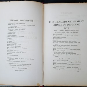 Hamlet (1901-4) by William Shakespeare - the Edinburgh Folio, Bound ...