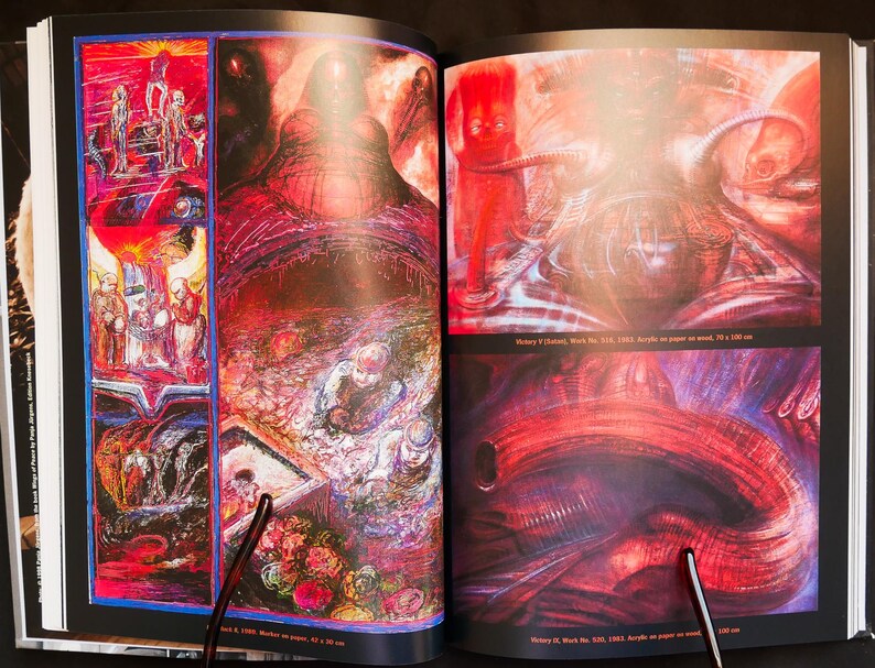 H R Giger (2002) av Stanislav Grof & H R Giger - Taschen SC, rikt illustrerad fantasy- och sci-fi-konstnär bakom Alien-serien. bild 5