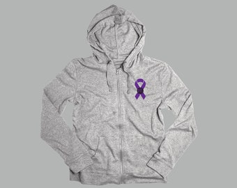 Bluza z kapturem zapinana na suwak z monogramem