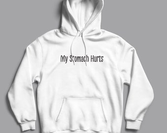 Boli mnie brzuch – bluza z kapturem