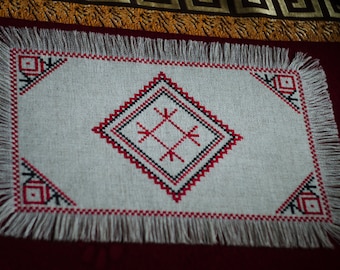 Cloth of linen with embroidery ( Slavic symbols ). " Tselebnik " ( Healing )