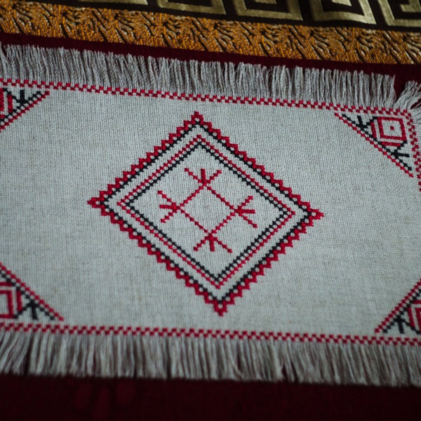 Cloth of linen with embroidery ( Slavic symbols ). " Tselebnik " ( Healing )