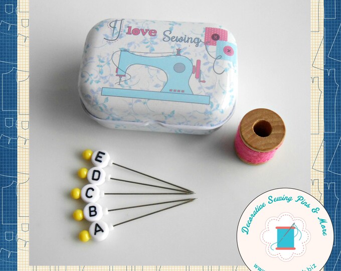 Alphabet Quilters Pins Quilt Row Markers Quilt Layout Markers Alphabet