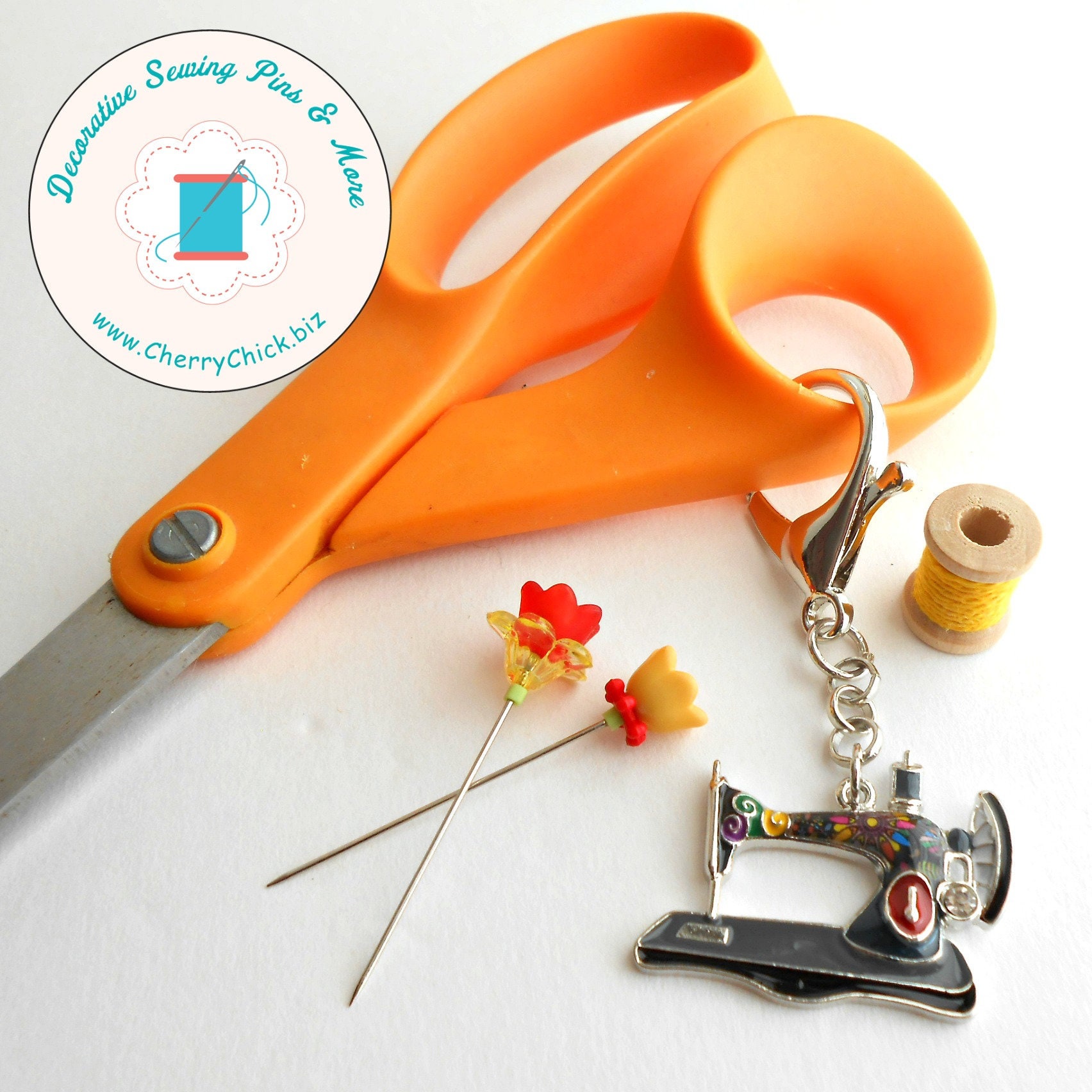 Sewing Machine Scissors Fob Scissors fob Gift for Quilter Purse