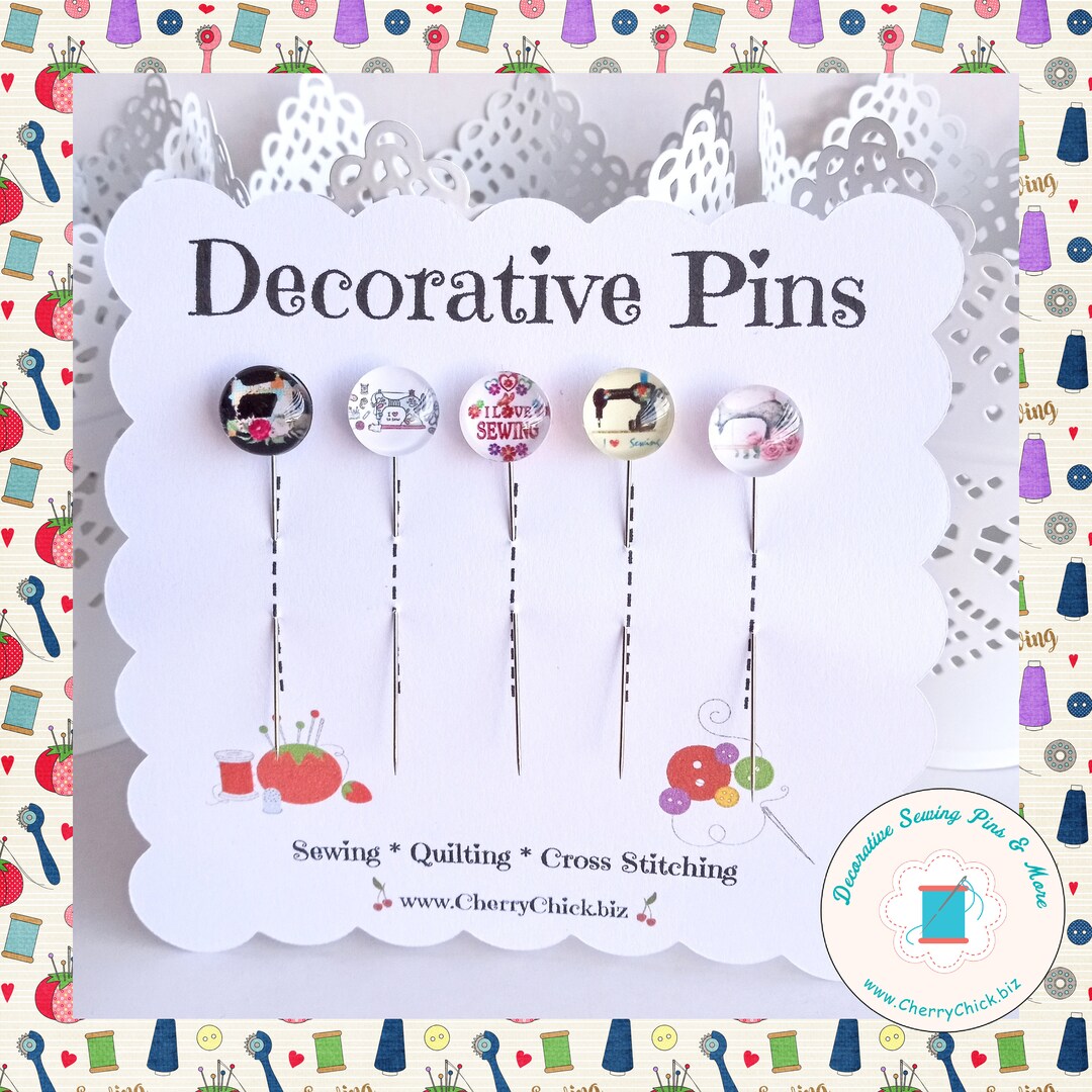 Sewing Theme Pins Decorative Sewing Pins Sewing Machine Pin I Love Sewing Pin Gifts for Quilter