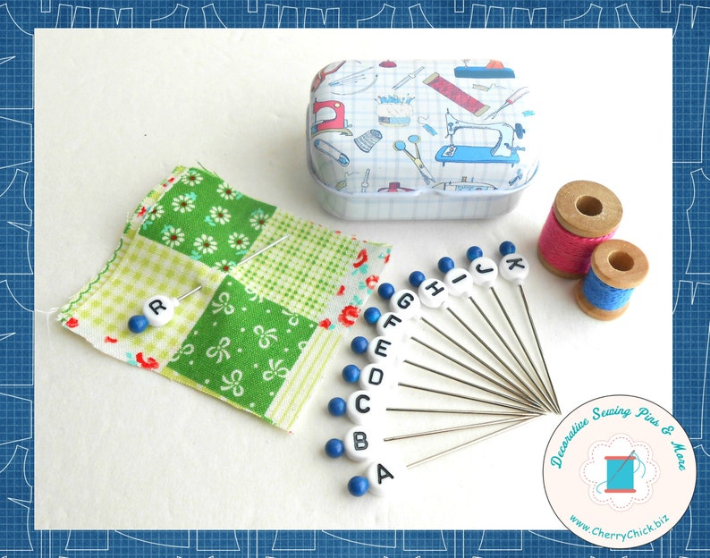 Alphabet Quilters Pins Quilt Row Markers Quilt Layout Etsy