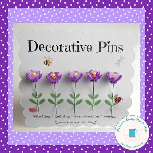 Garden Pins Embellishment Pins Decorative Pins Gift for Etsy UK