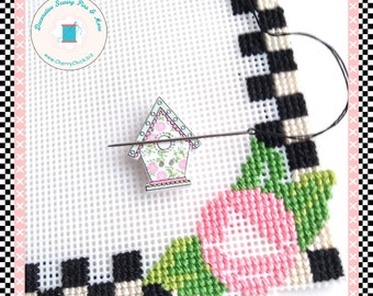 Bird House Needle Minder - Needle Minder - Needle Magnet - Needle Keeper -  Gift for Quilter - Embroidery - Cross Stitch - Cherry Chick