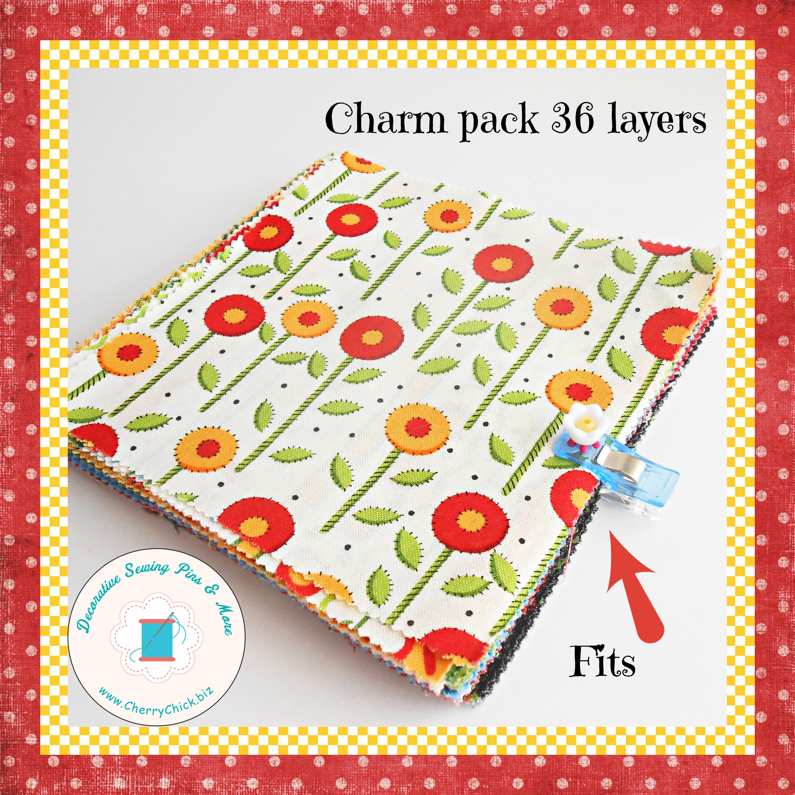 thumbnail image 2 of BamLue 100 Pieces Sewing Clips Multi-Color With Tin Box For Sewing Craft, Crafti 2 of 10