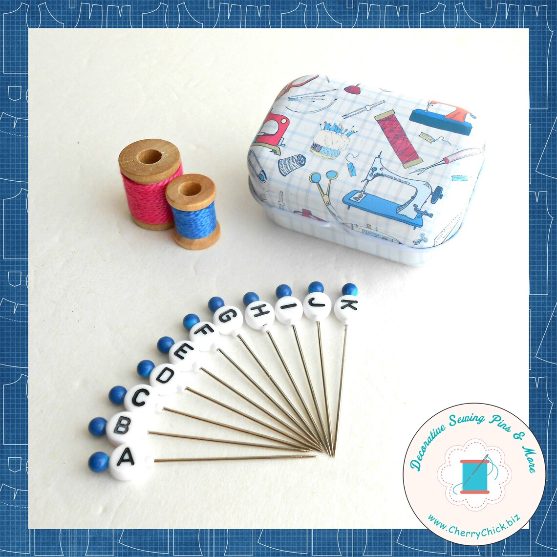 Alphabet quilters pins Quilt row markers Quilt layout Etsy Italia