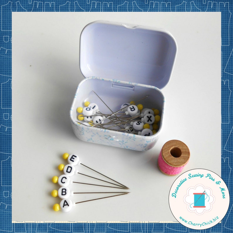 Alphabet Quilters Pins Quilt Row Markers Quilt Layout Etsy