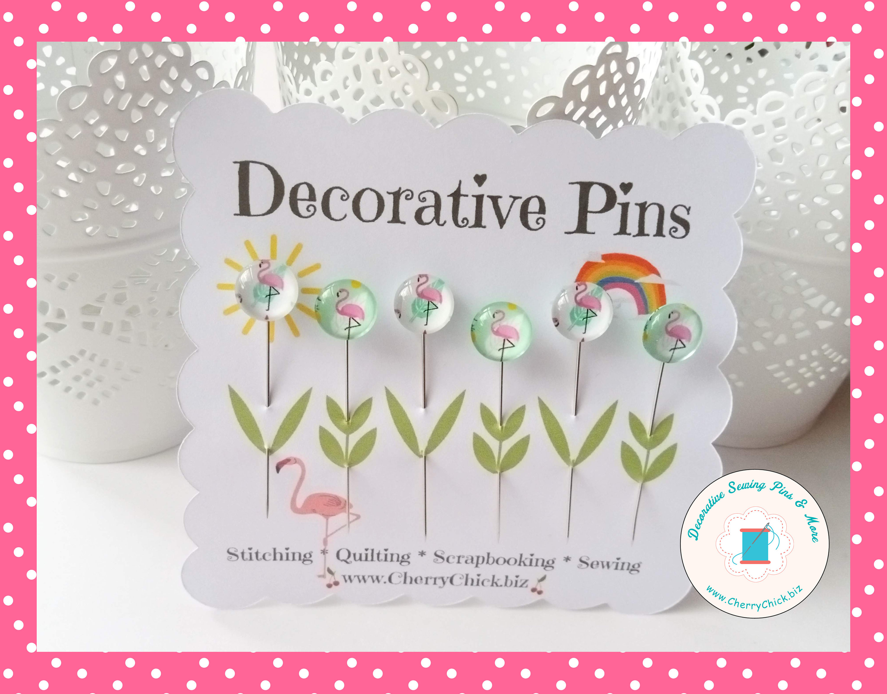 New Daffodil Sewing Pins - Decorative Sewing Pins - Garden Pins - Push Pins  - Scrapbooking Pin - Bulletin Board Pin - Gift for Quilters