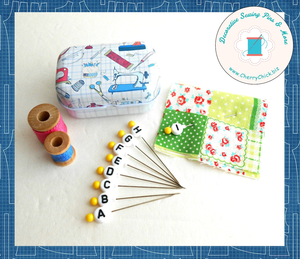 Alphabet quilters pins Quilt row markers Quilt layout Etsy