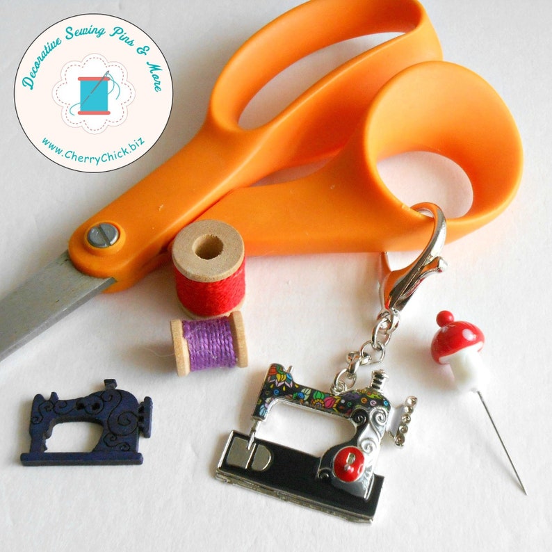 Sewing Machine Scissor Fob Scissor Fob Gift for Quilter Etsy
