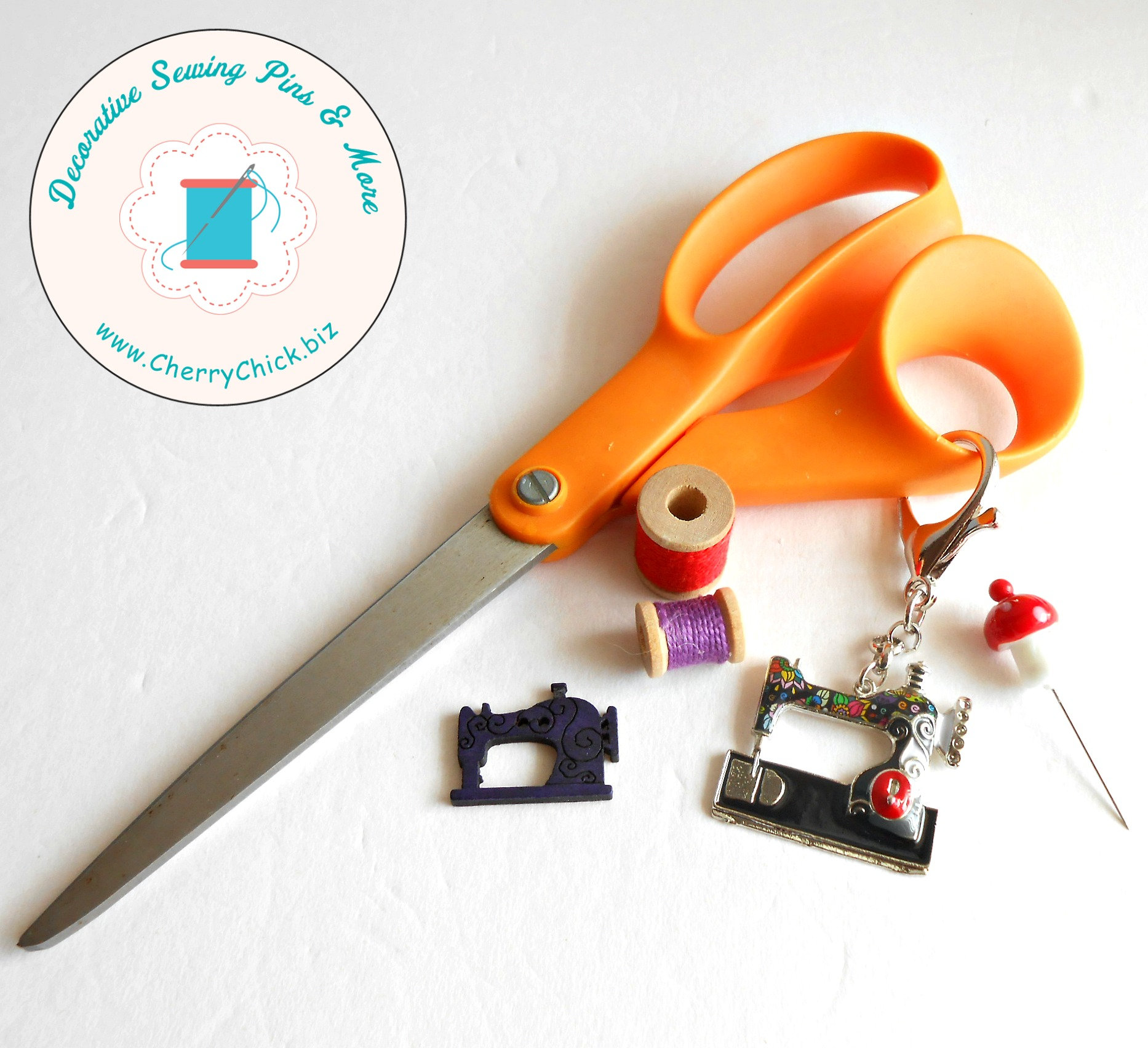 Sewing Machine Scissor Fob Scissor Fob Gift for Quilter Purse