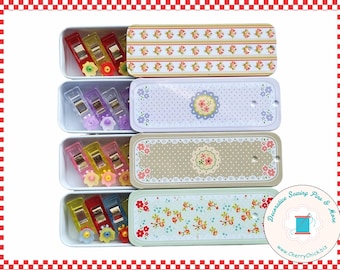 Quilting Clips - Sewing Clips - Fabric Clips - Sewing gifts - Binding Clips - Clips in Tins - Gift for Quilters - Quilt Retreat Gift