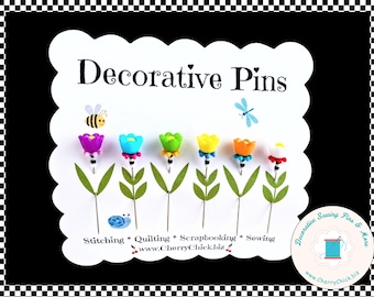 Decorative Sewing Pins