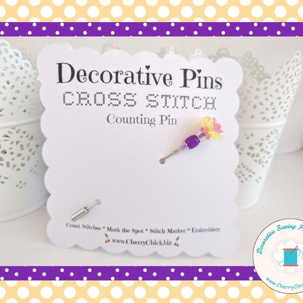 Counting Pins for Cross Stitch Etsy