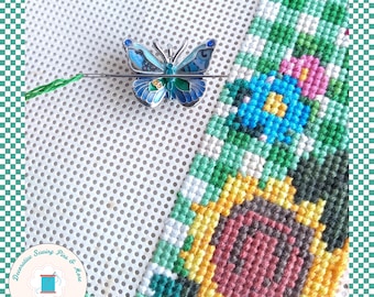 Butterfly Needle Minder - Butterfly Needle Magnet - Quilting Needle Minder -  Gift for Quilter - Embroidery - Sewing Gift - Butterfly magnet