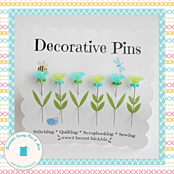 Cute Sewing Pins Gifts for Quilter Decorative Pins Pretty Pins Fancy Pins  Scrapbooking Pins Quilting Pins Pincushion Pins 