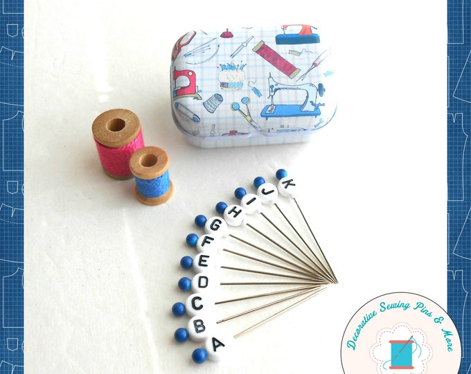 Alphabet Quilters Pins Quilt Row Markers Quilt Layout Markers Alphabet