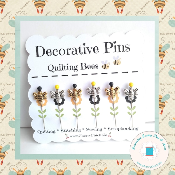 Decorative Straight Pins Etsy