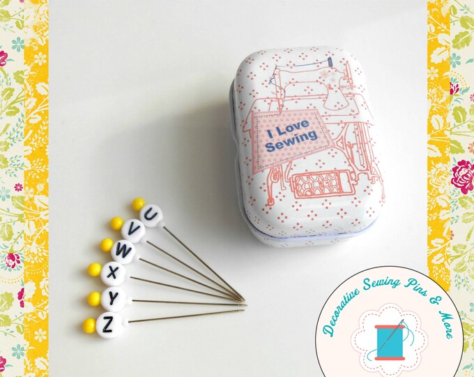 Alphabet Quilters Pins Quilt Row Markers Quilt Layout Etsy