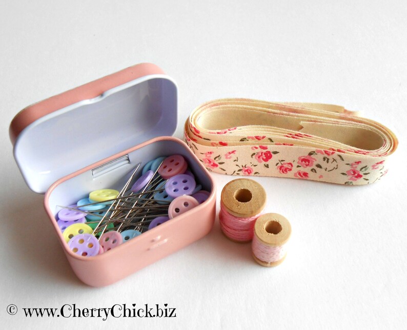 Button Sewing Pins Pins in Tins Decorative Sewing Pins Etsy