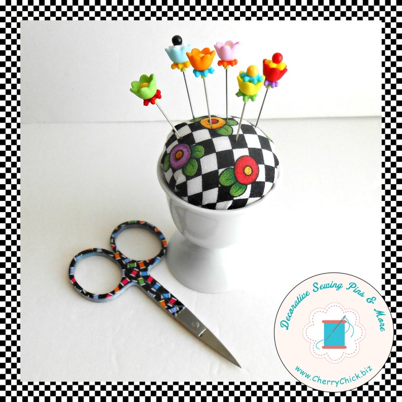 Decorative Pins Sewing Pins Fancy Pins Thread Catcher Etsy