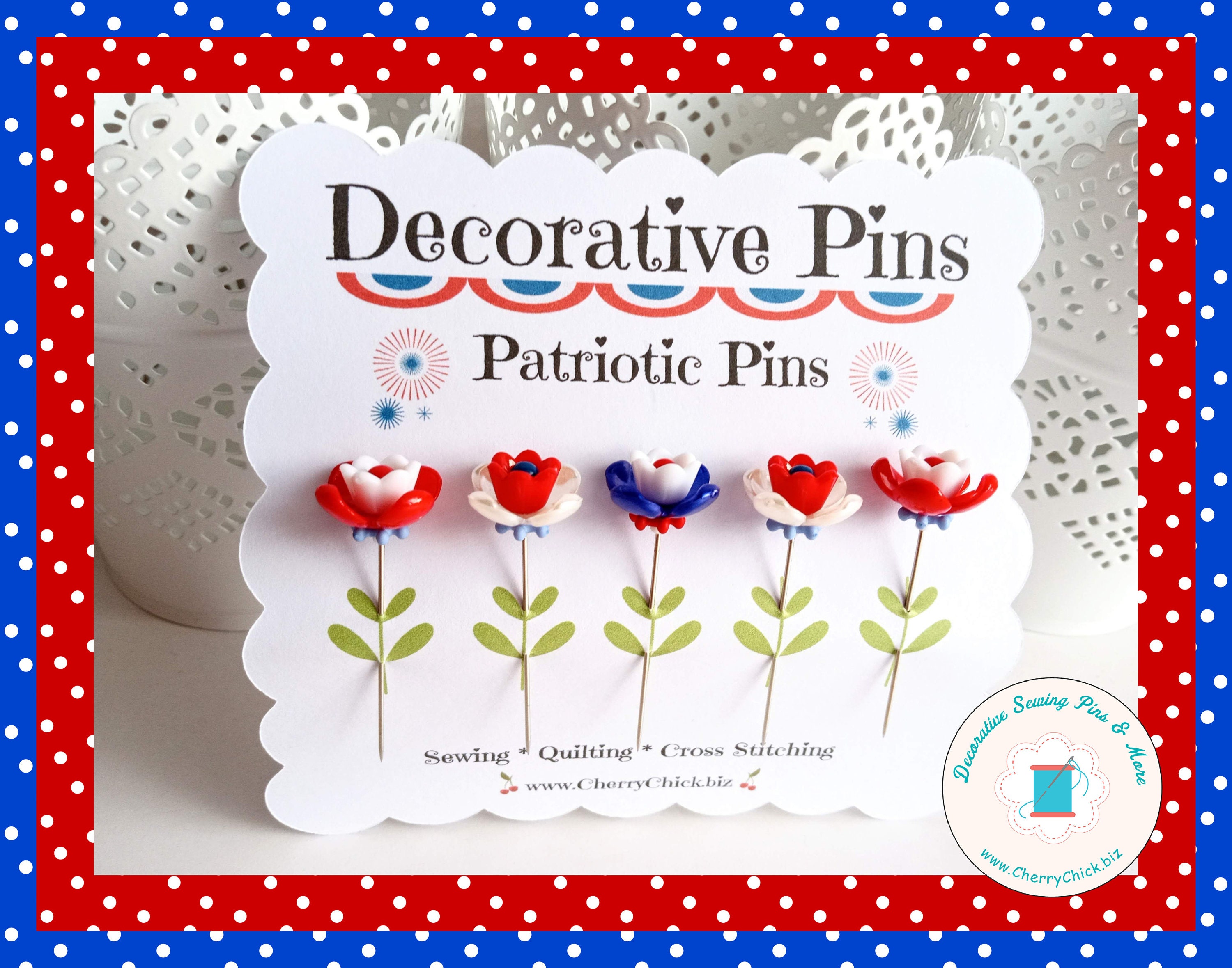 New Daffodil Sewing Pins - Decorative Sewing Pins - Garden Pins - Push Pins  - Scrapbooking Pin - Bulletin Board Pin - Gift for Quilters