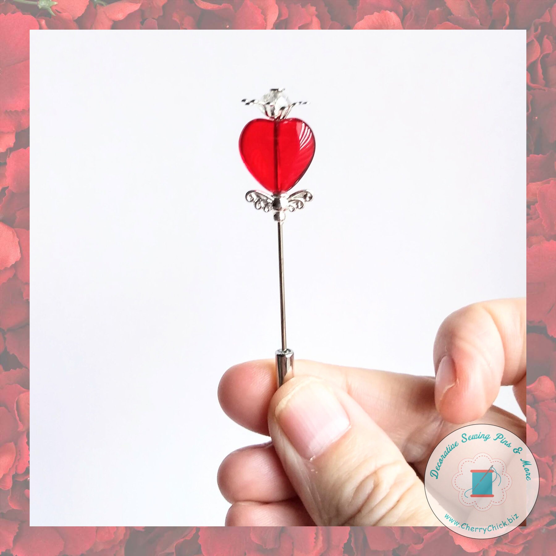 Valentine Counting Pin Heart Counting Pin Gift for Cross Stitchers