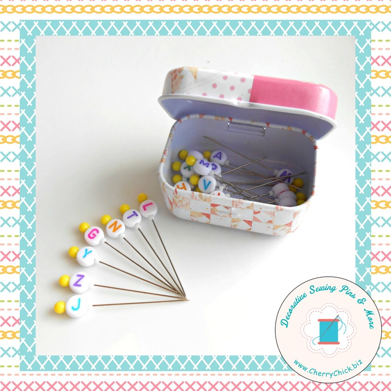 Alphabet Quilters Pins Quilt Row Markers Quilt Layout Etsy