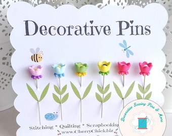 Decorative Sewing Pins
