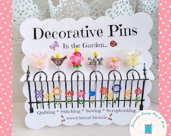 Decorative Sewing Pins