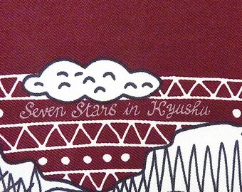 Hermes Scarf SPECIAL EDITION Les Canyons Etoilés Seven Stars in Kyushu, Rare Hermes Gavroche, Gift for Her, Gift for Him, Hermes Collector