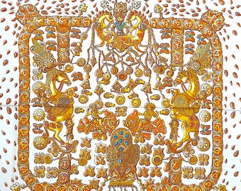 エルメス シルクスカーフ カレ90 