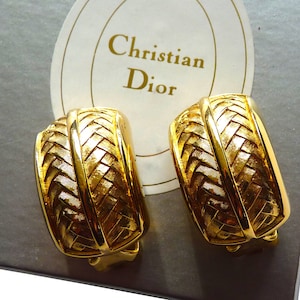 Vintage CHRISTIAN DIOR Earrings With Original DIOR Packaging - Etsy