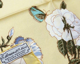 Rare Hermes Scarf PRISTINE CONDITION w Box "Quai aux Fleurs", Rare Vintage Hermes Silk Carre, Gift for Her