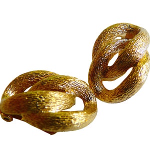 DIOR Brushed Metal Earrings, DIOR Jewelry, Dior Vintage, Gift for Her
