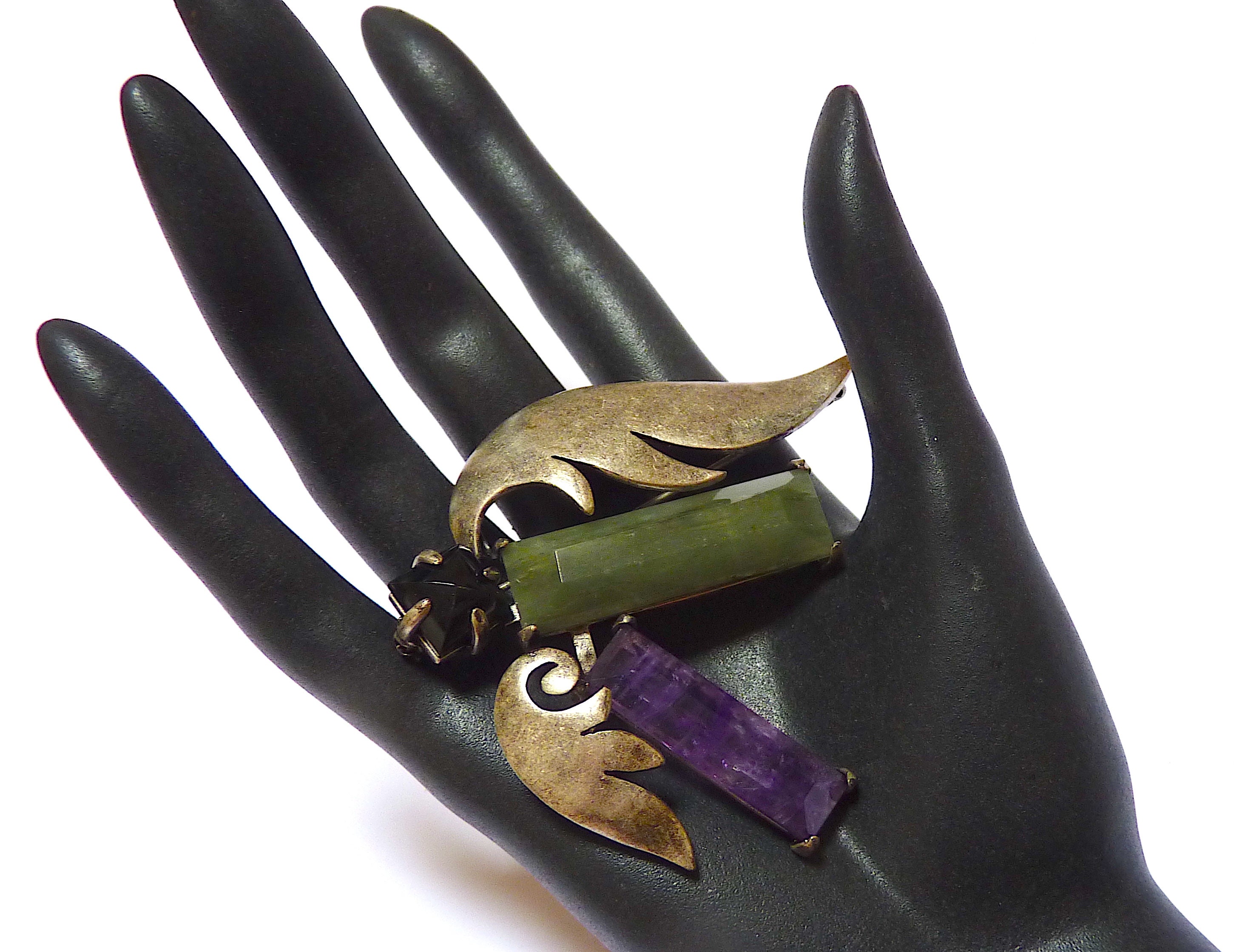 DELPHINE NARDIN PARIS Brooch, Amethyst Jewelry, Natural