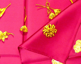 Hermes Scarf BRAND NEW with Hermes Box Entitled "Clips" by Rybal, Mothers Day Gift for Her