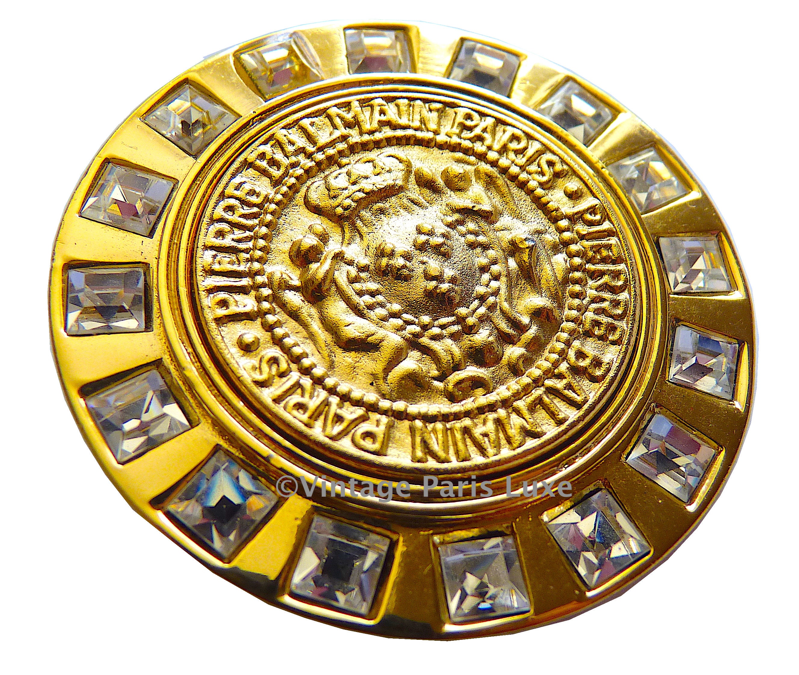 BALMAIN    PARIS ブローチ Vintage PIERRE BALMAIN PARIS Brooch, Haute Couture Paris