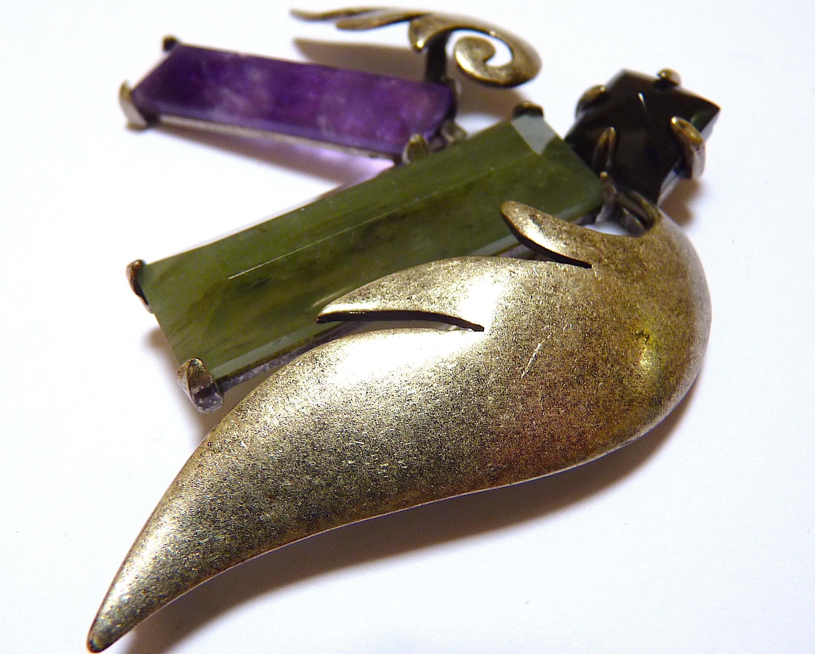 DELPHINE NARDIN PARIS Brooch, Amethyst Jewelry, Natural