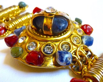 Boucles doreilles lucite - clips ancien - Vendu