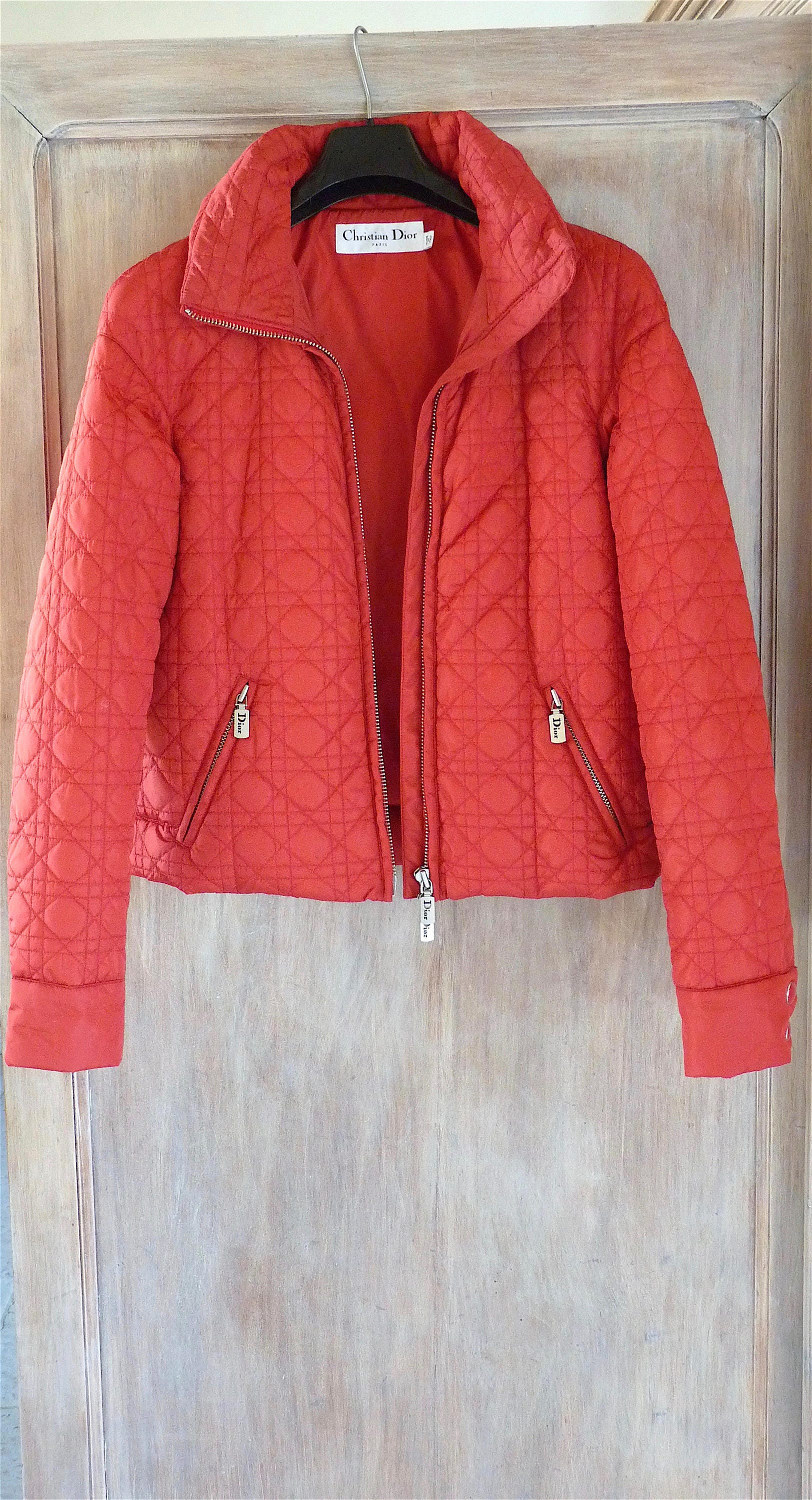 CHRISTIAN DIOR Jacket Red Jacket Dior Logo Dior Vintage | Etsy