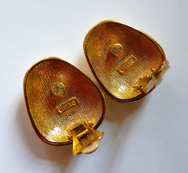 80s Couture Jewelry Gift for Her Vintage CINER Earrings Leopard Pattern Earrings Mother Day Gift CINER Jewelry 80s Earrings