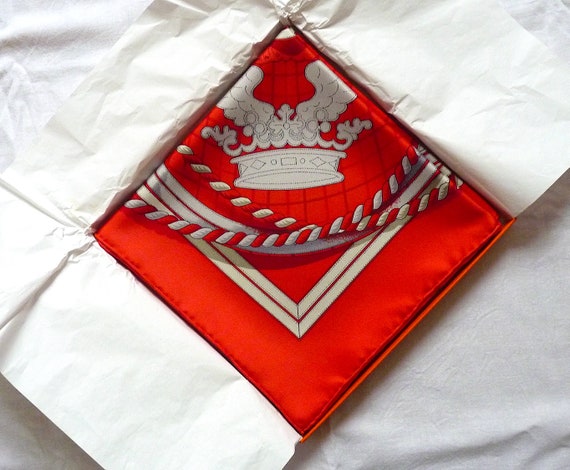 Rare Hermes Scarf Special Edition Grande Tenue Fo… - image 7