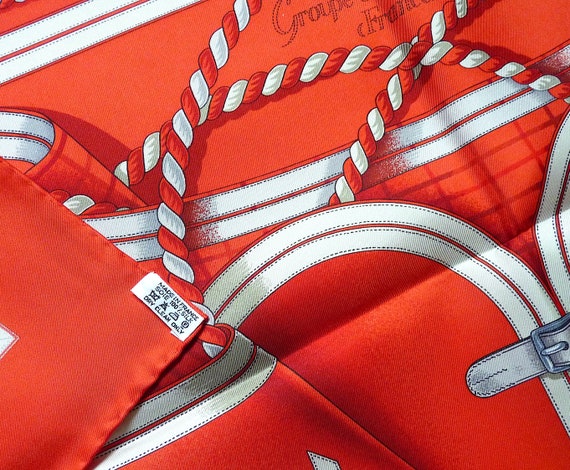 Rare Hermes Scarf Special Edition Grande Tenue Fo… - image 5