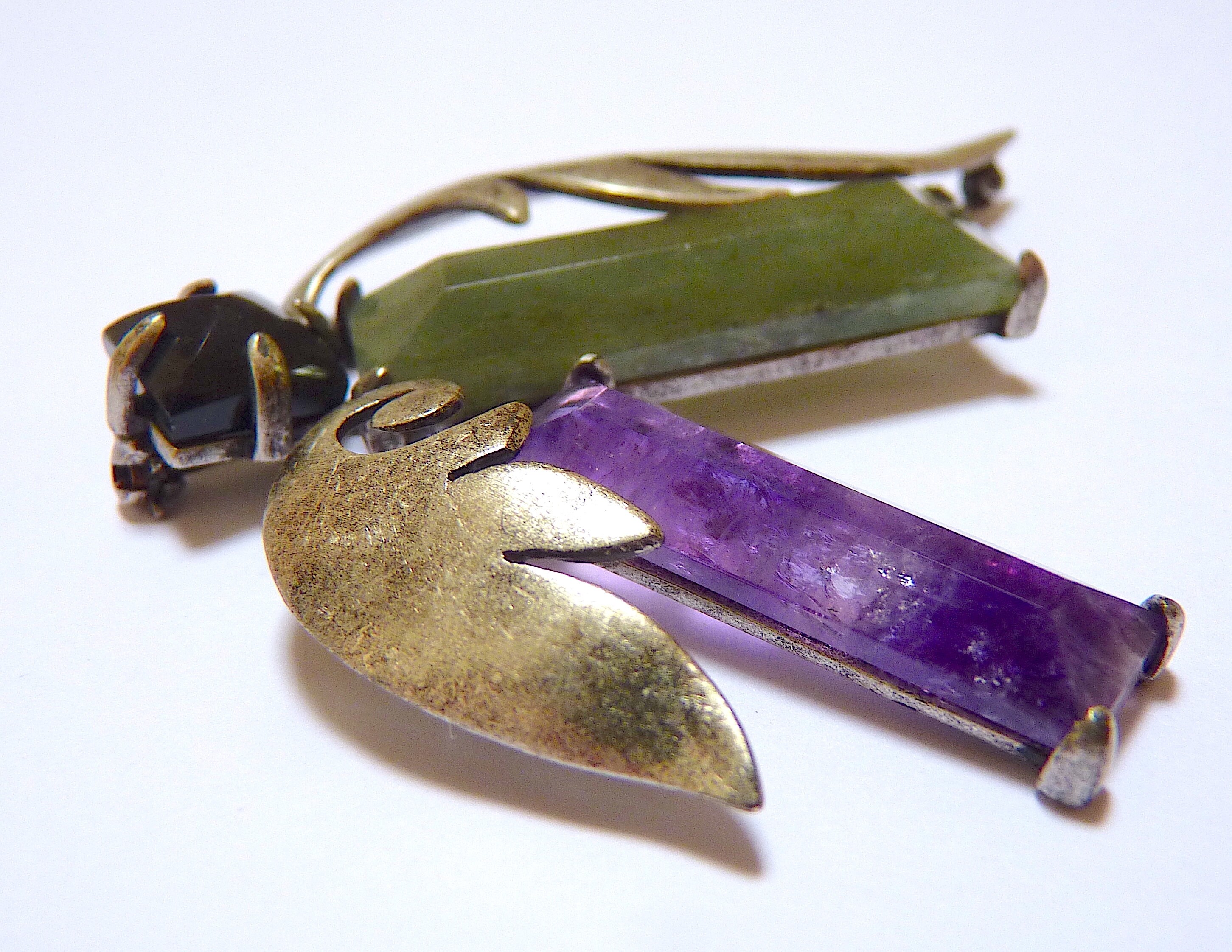 DELPHINE NARDIN PARIS Brooch, Amethyst Jewelry, Natural
