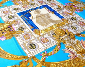 Hermes Scarf BRAND NEW with Box "Hommage à Charles Garnier, Architecte de l'Opéra de Paris", Gift for Her, Gift for Him